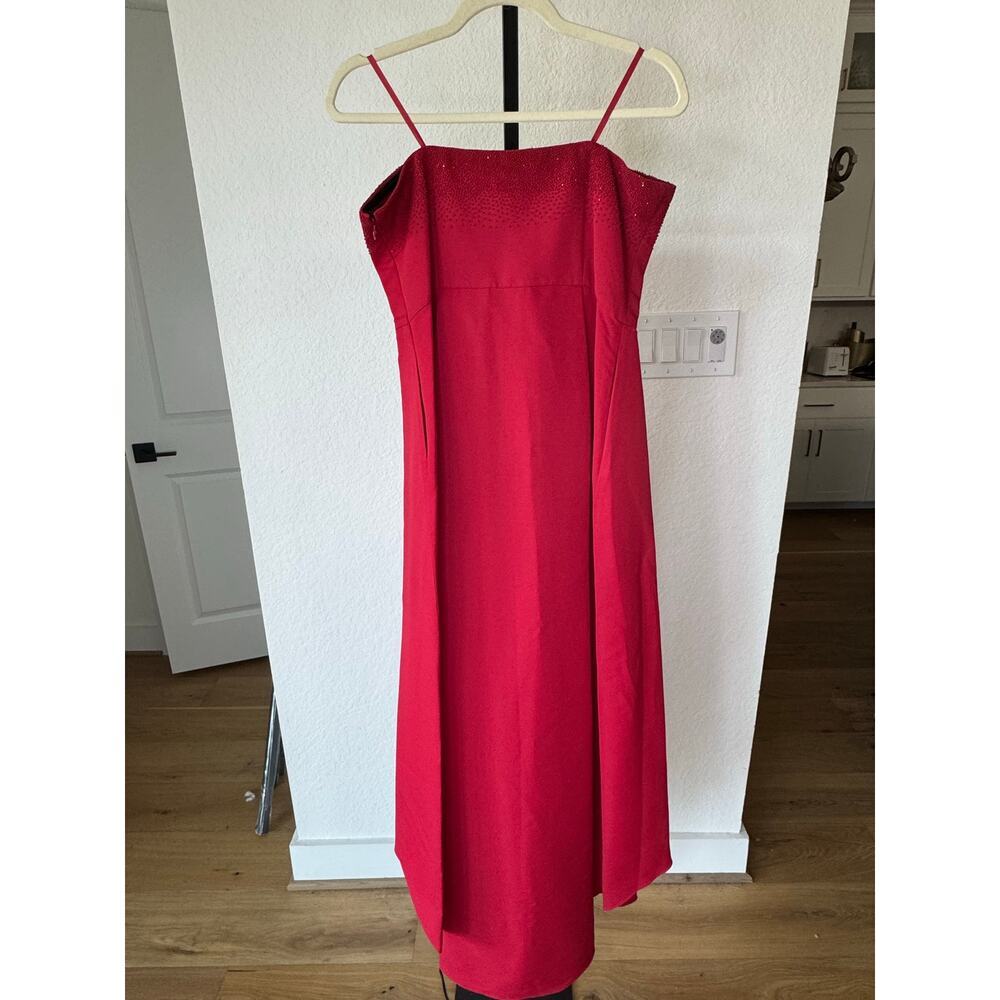 Sachin & Babi || Blake Cherry Red Gown - Picture 6 of 9